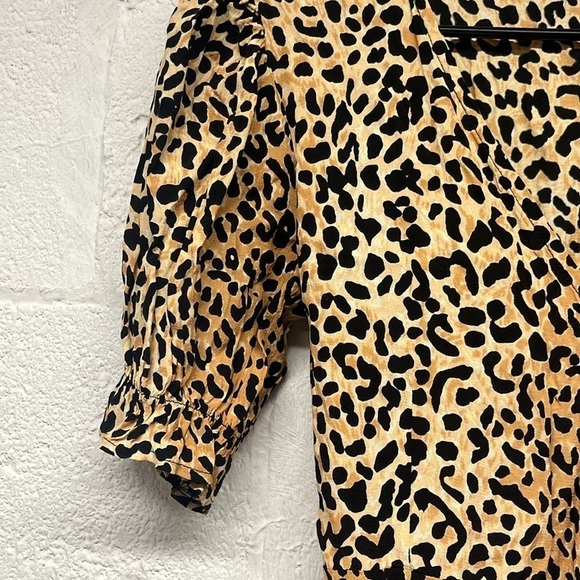 Faithfull the Brand Abbey Wrap Dress Le Cinq Animal Print sz XS - Picture 6 of 10